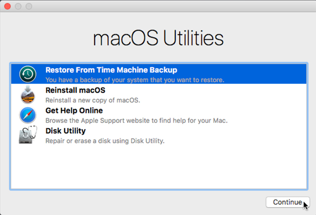 parallels for mac restore