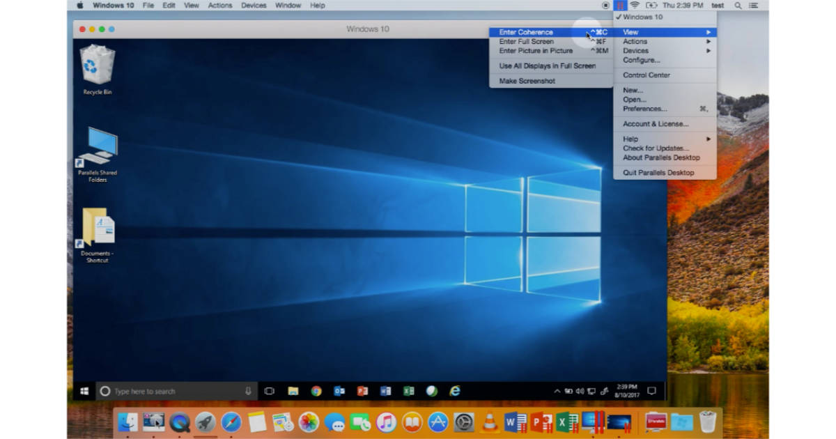 parallels desktop 12 for mac, where is windows pvm file located